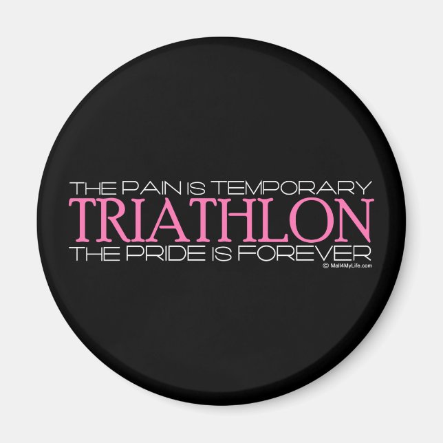 Íman Triathlon - O Orgulho é para sempre (Frente)