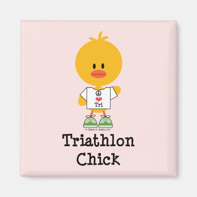 Íman TriathlonChick (Frente)