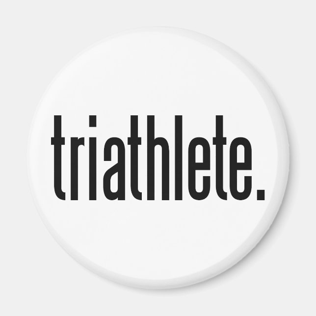 Íman Triatleta. (Frente)