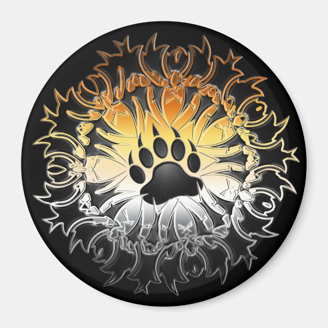 Íman Tribal Bear Pride Paw (Frente)