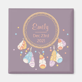 Íman Tribal Boho Dreamcatcher Nova Bebê