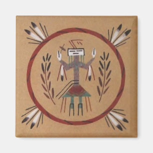 Íman Tribal Nativa Americana de Pintura