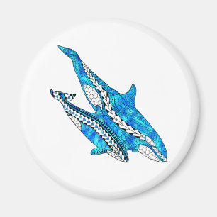 Íman Tribal Orca Whales