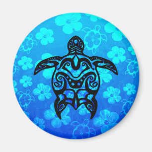 Íman Tribal Turtle Hibiscus