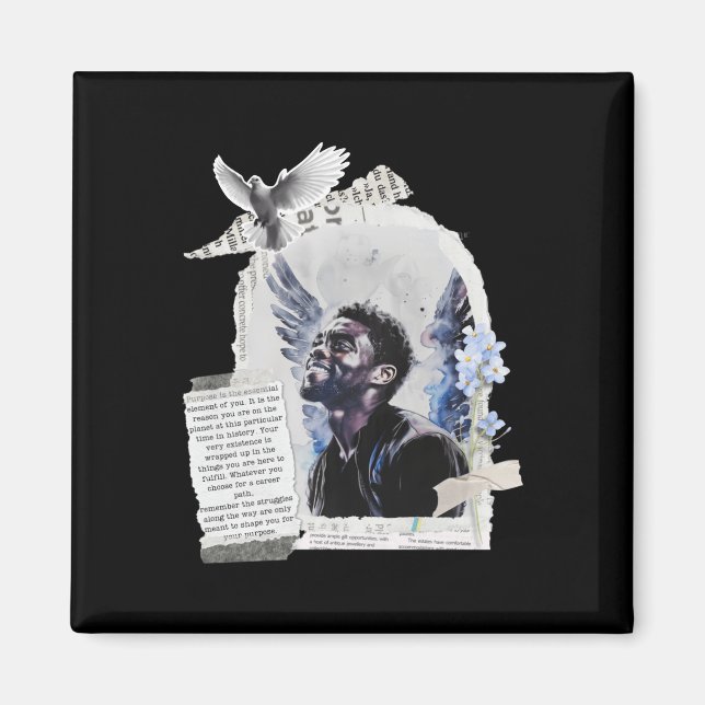 Íman Tributo A Chadwick Boseman - Objetivo 2 (Frente)