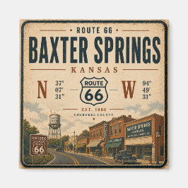 Íman Tributo ao Patrimônio da Estrada Baxter Springs