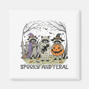 Íman Tric Ghost Raccoon, Cute Ghost Cute E Feral Hallow