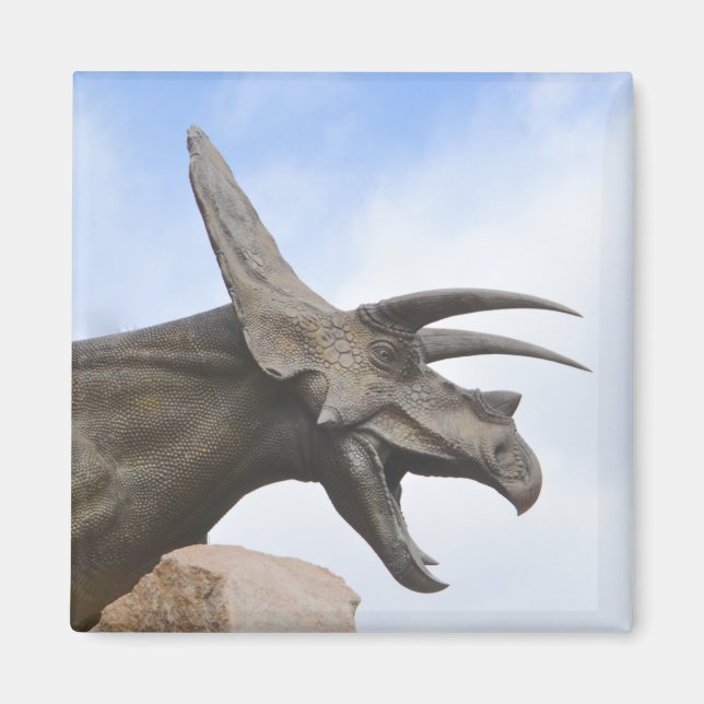 Íman Triceratops Dinossauro (Frente)