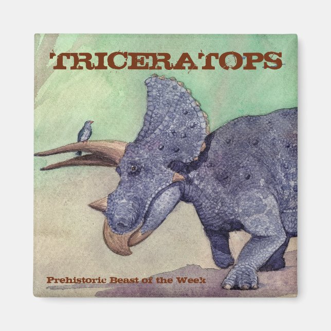 Íman Triceratops Magnet (Frente)