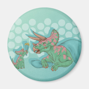 Íman Triceratops que dá flores