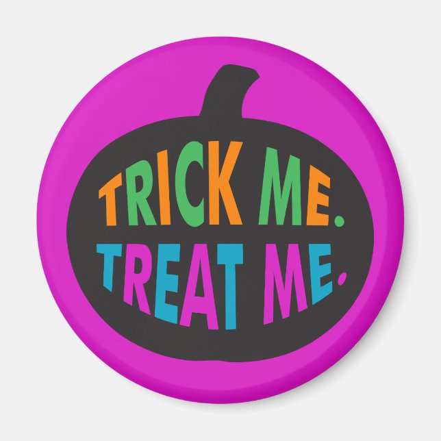 Íman Trick Me Tratar, Halloween Multi-Color (Frente)