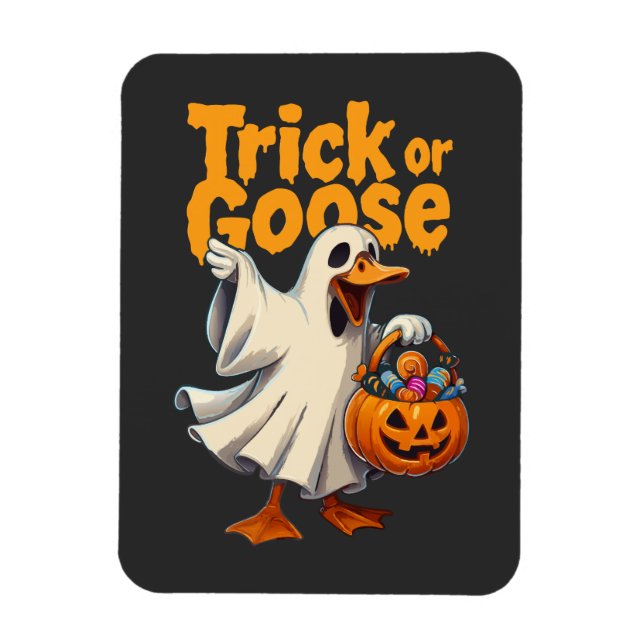 Íman Trick or Ganso Halloween Ganso (Vertical)