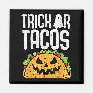 Íman Trick Ou Tacos Halloween Comidas Mexicanas