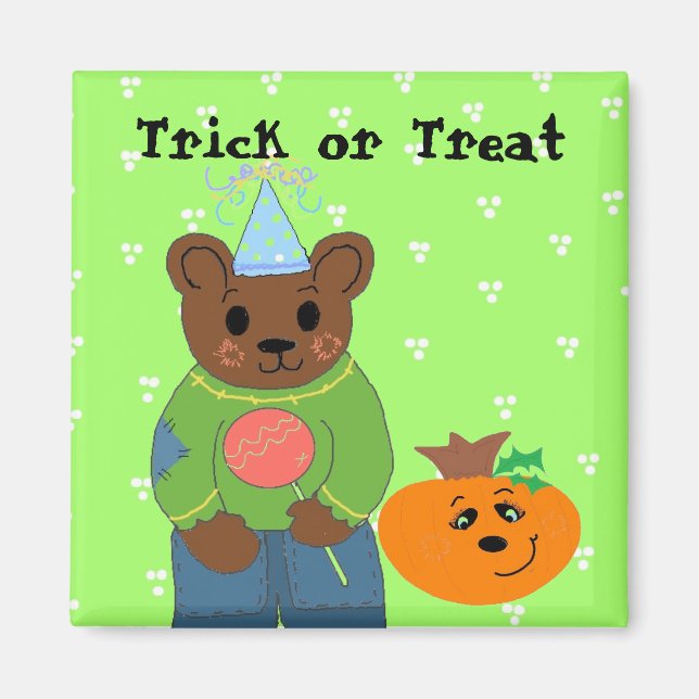 Íman Trick ou Treator Bear (Frente)