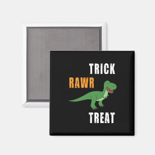 Íman Trick Rawr Treat Cute Halloween Tyrannosaurus Rex