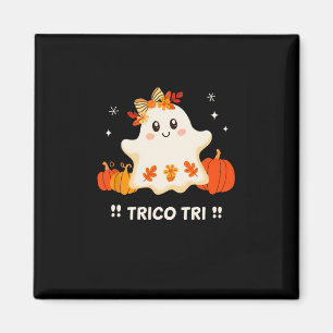 Íman Trico Tri Cute Halloween Spooky Ghost Span Mexican