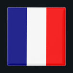 Íman Tricolore Français<br><div class="desc">Simplesmente vermelho,  branco e azul. Rouge Simplementado,  blanc et bleu.</div>