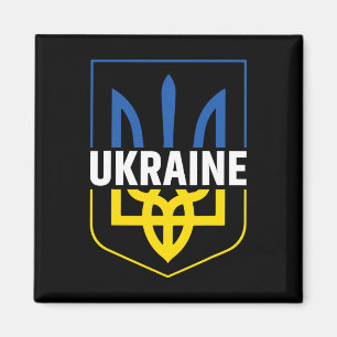 Íman Tridente da Ucrânia Orgulho Brasão de Armas Ucrani