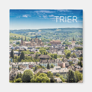 Íman Trier Cityscape Panorama Moselle Alemanha Souvenir