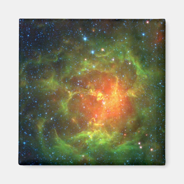 Íman Trifid Nebula NASA Spitzer (Frente)