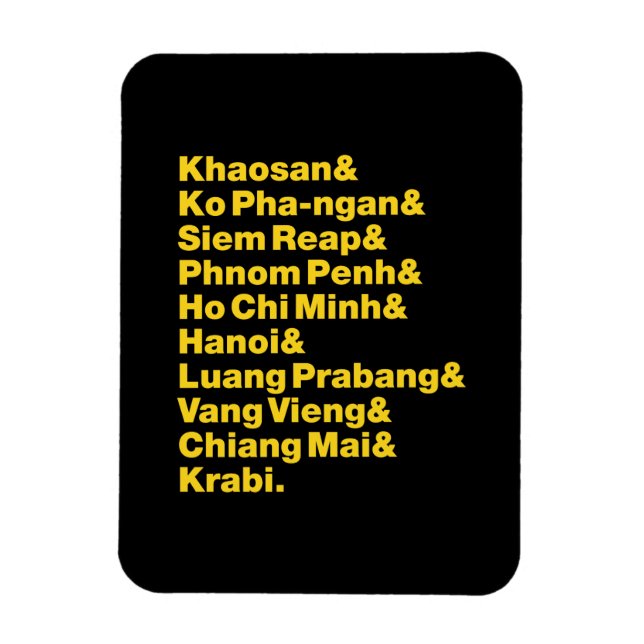 Íman Trilha / Circuito de Banana Pancake (Vertical)