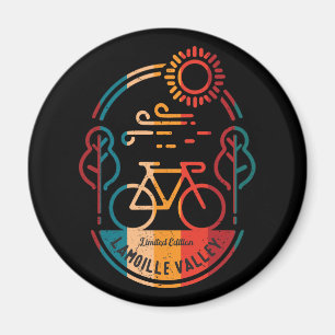 Íman Trilha de Bike do Vale do Lamoille Retro