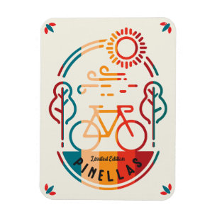Íman Trilha de Bike Pinellas Retro