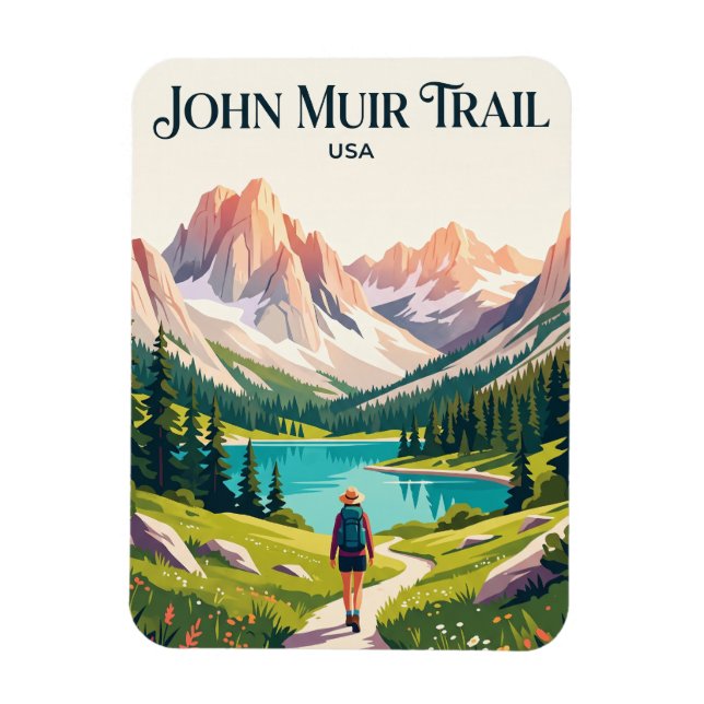 Íman Trilha John Muir EUA (Vertical)