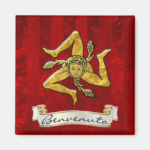 Íman Trinacria siciliano Benvenuto