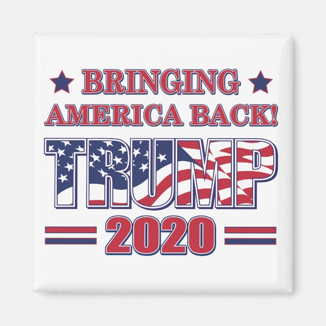 Íman Tring-America-Back Trump 2020 (Frente)