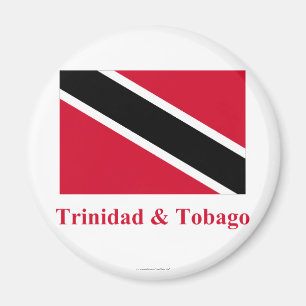 Íman Trinidad and Tobago embandeiram com nome