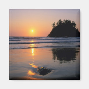 Íman Trinidad State Beach, Califórnia. EUA. Mar