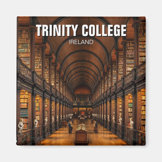 Íman Trinity College Dublin Ireland Library (Frente)