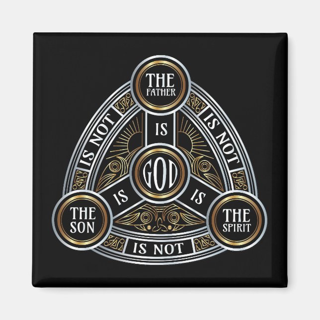 Íman Trinity The Padre, O Filho E O Espírito Santo (Frente)