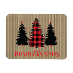 Íman Trio de Árvore de Natal da Casa Farmada Russa