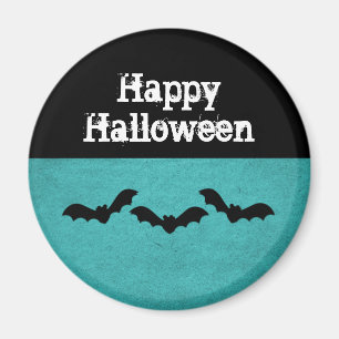 Íman Trio de Bats Halloween Magnet, Teal