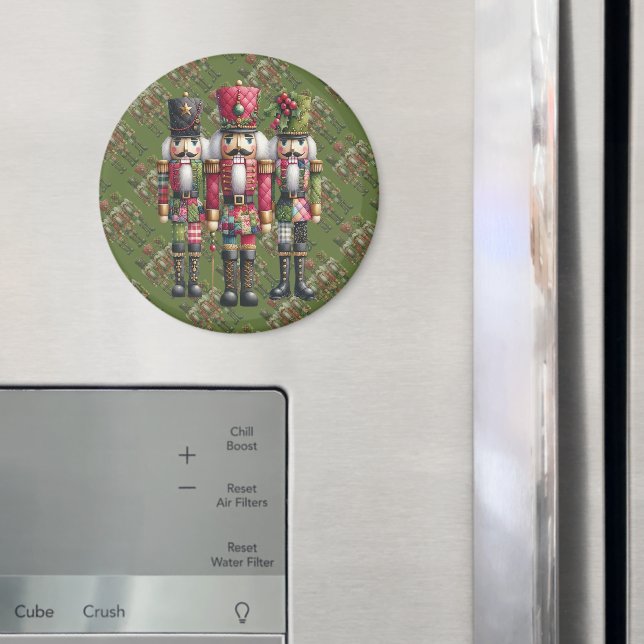 Íman Trío de Cascanueces Navideños con Parche de Fantas (In Situ (Fridge))