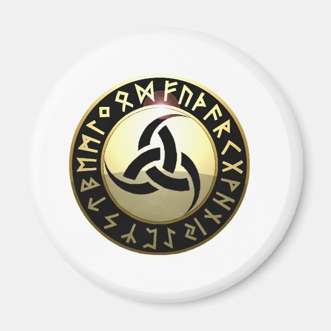 Íman Triple Horn of Odin (Frente)