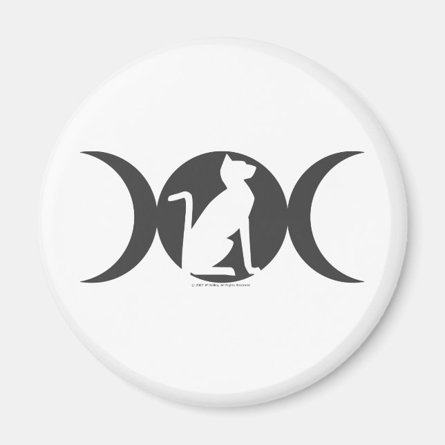 Íman Triple Moon Cat (Frente)