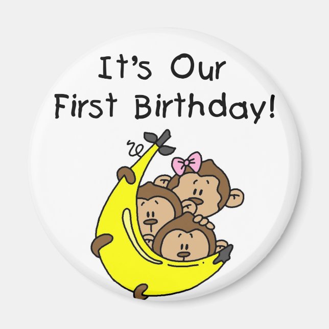 Íman Triplets 1rua - Dois Meninos, Uma Rapariga (Frente)