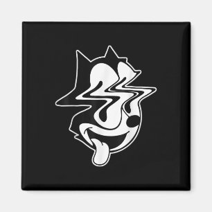 Íman Trippy Felix Cat Blackwork