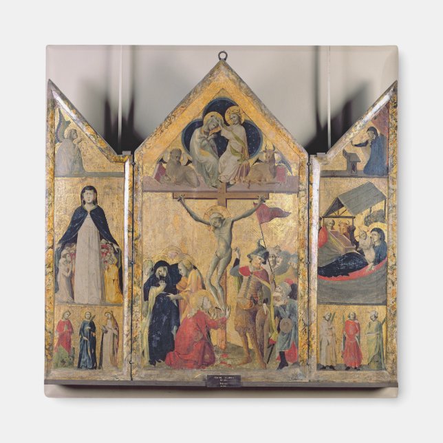 Íman Triptych com Cenas da Vida do (Frente)