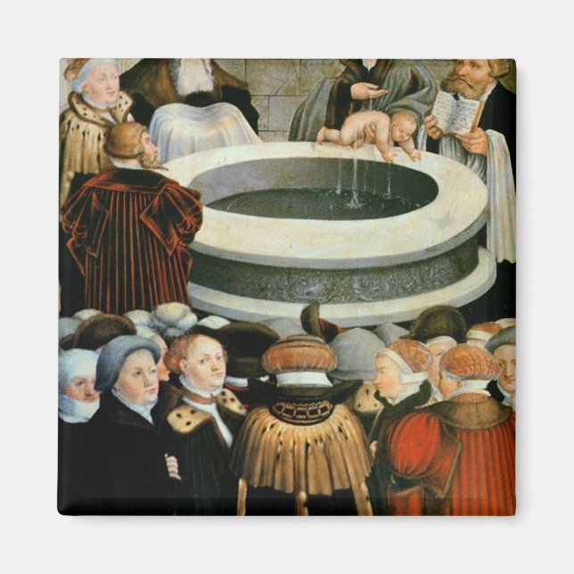 Íman Triptych, painel esquerdo, Philipp Melanchthon (Frente)