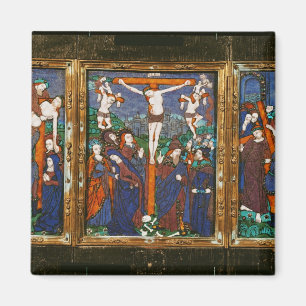 Íman Triptych que descreve a crucificação, Limousin