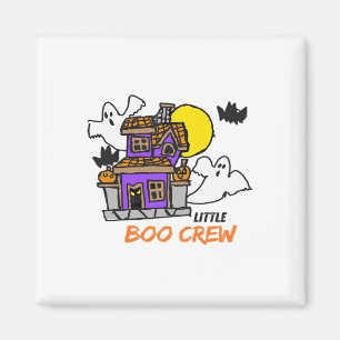 Íman Tripulação Pequena Boo Desenhada à Mão Halloween