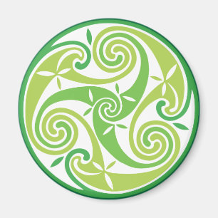 Íman Triskel verde