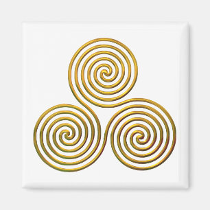 Íman Triskele-gold
