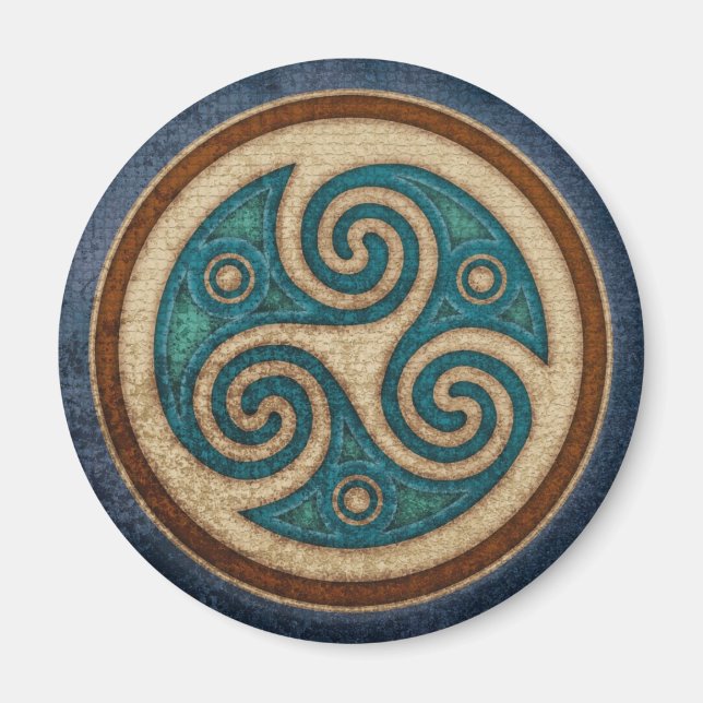 Íman Triskele Magnet escuro (Frente)