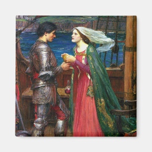 Íman Tristan e Isolda, c. 1916 por John Waterhouse