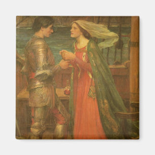Íman Tristan e Isolde pelo Waterhouse, belas artes do